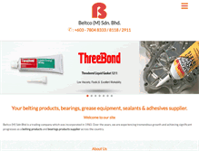 Tablet Screenshot of beltco.com.my